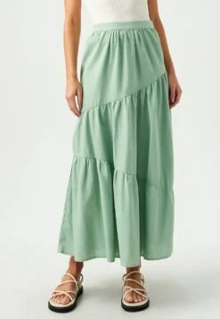 Evans- Falda Larga - Sage Green