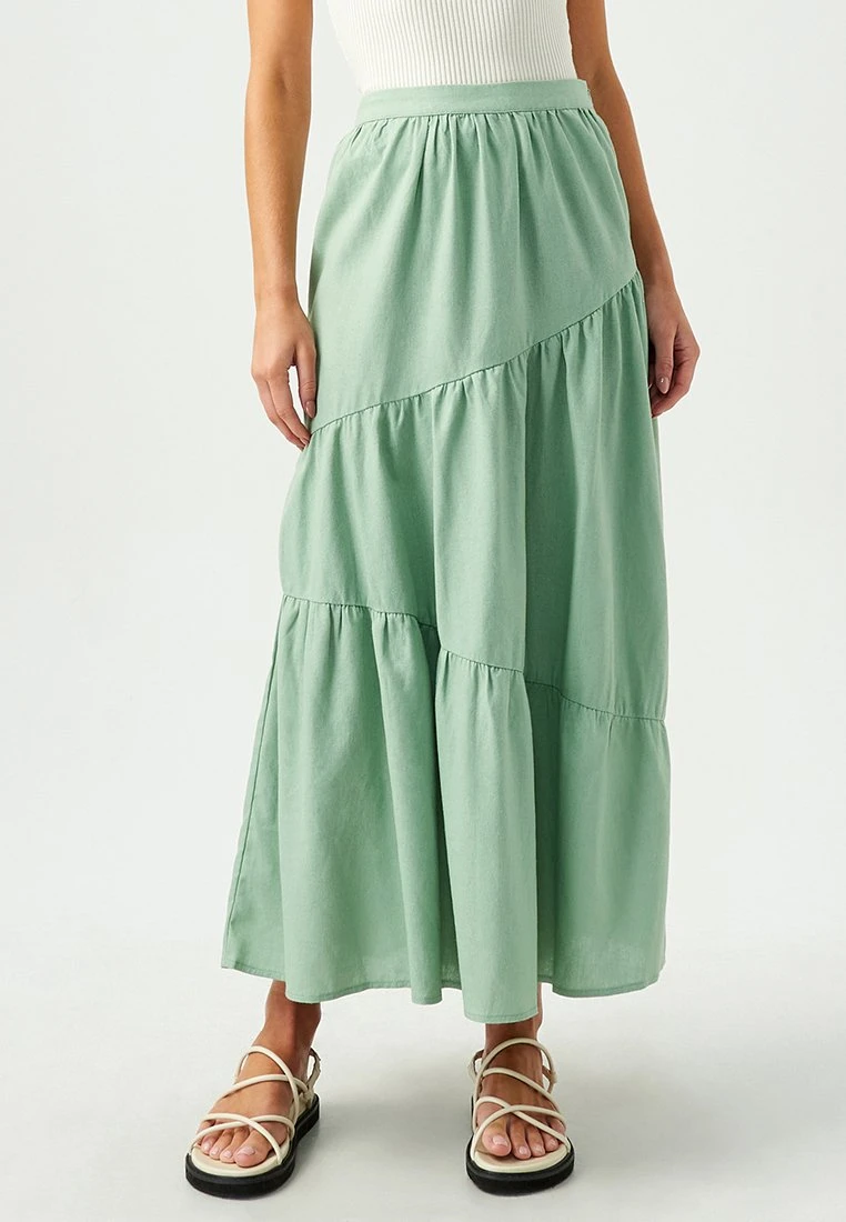 Evans- Falda Larga - Sage Green 3 Evans- Falda Larga - Sage Green