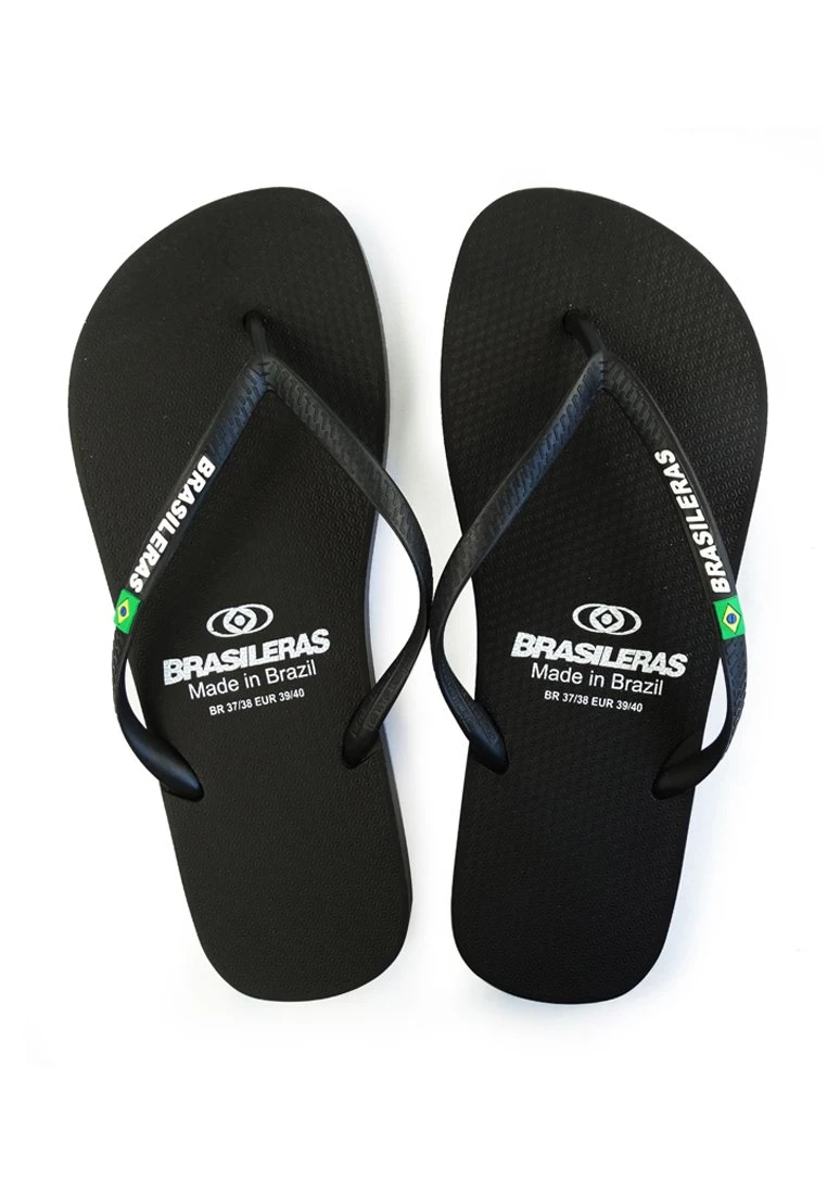 Chancla Brasileras®,Classic W Ss19,Hecho En Brazil - Sandalias De Dedo - Black 4 Chancla Brasileras®,Classic W Ss19,Hecho En Brazil - Sandalias De Dedo - Black - Imagen 2