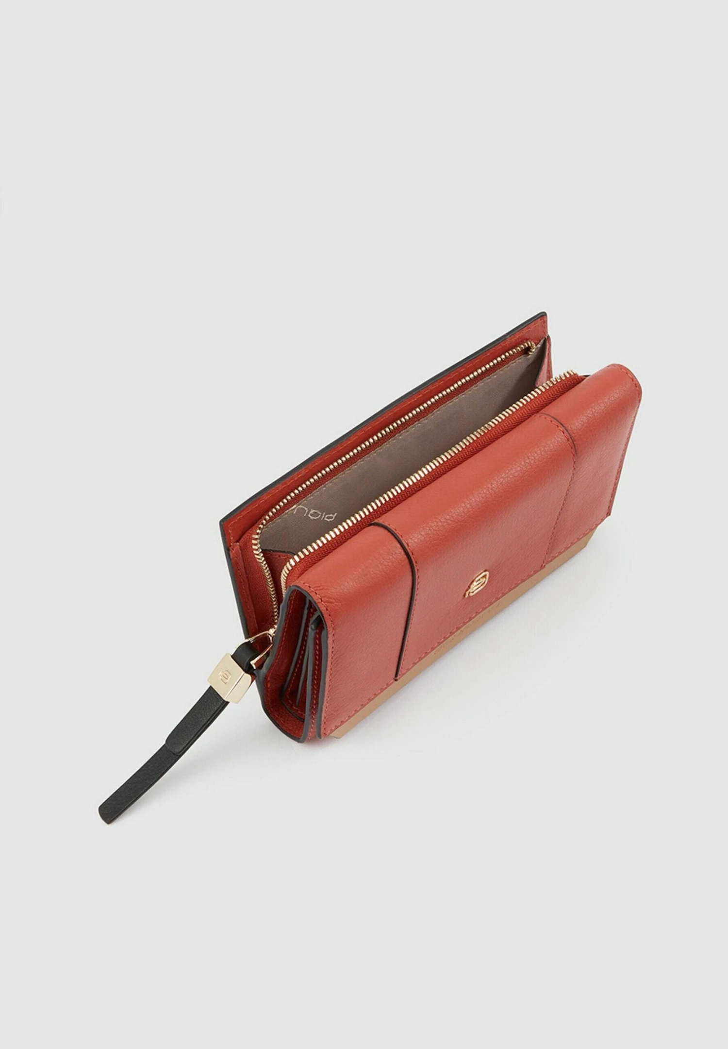 Piquadro Dreifach Faltbare - Monedero - Cuoio 7 Piquadro Dreifach Faltbare - Monedero - Cuoio - Imagen 5