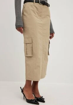NA-KD Mit Taschendetail - Falda Larga - Khaki Beige 9 NA-KD Mit Taschendetail - Falda Larga - Khaki Beige -Tienda De Moda Femenina 4e6cf3d356084f1fbb6ddaf020b0d90c