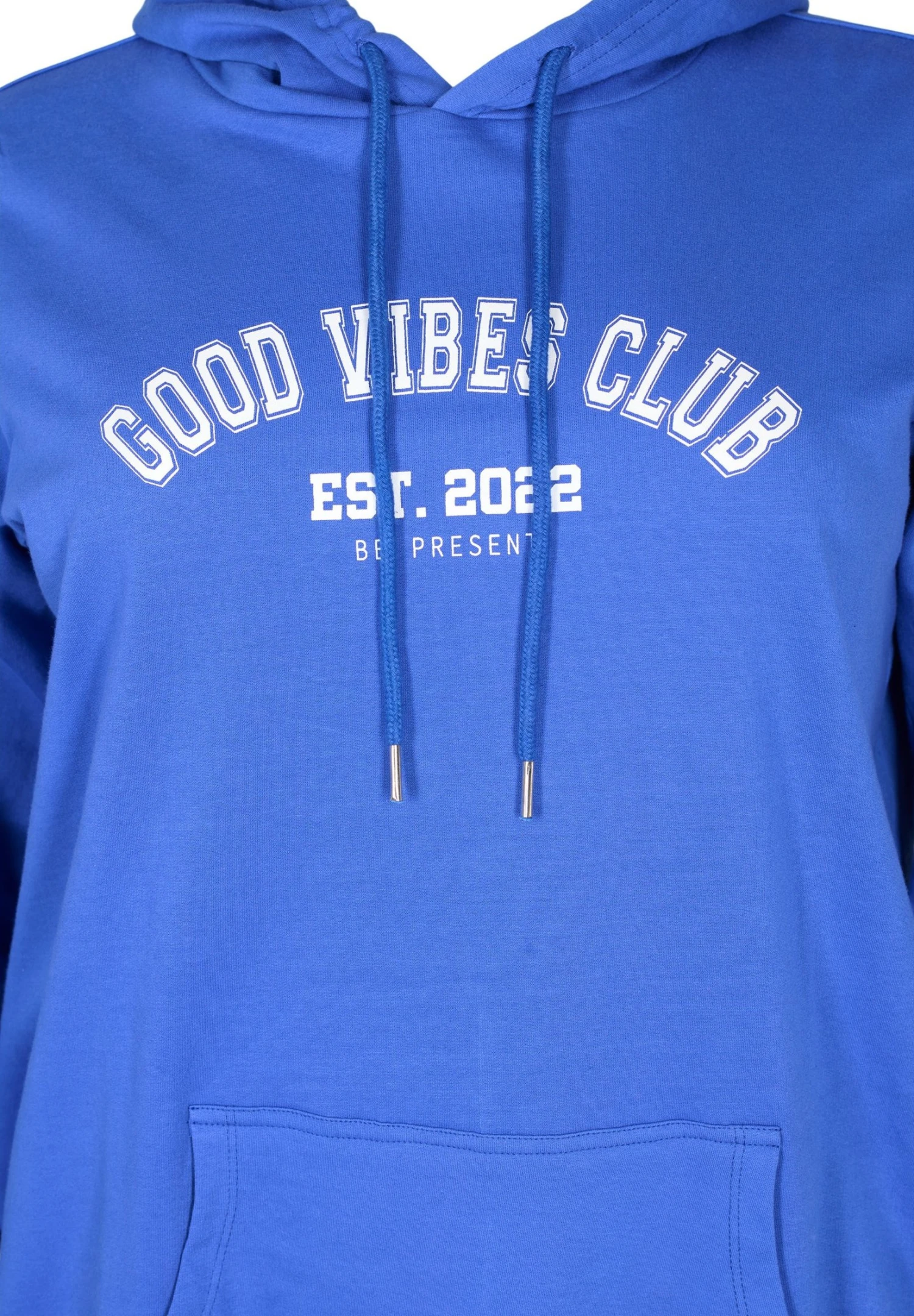 Zizzi With Text Print - Jersey Con Capucha - Dazzling Blue 5 Zizzi With Text Print - Jersey Con Capucha - Dazzling Blue - Imagen 3