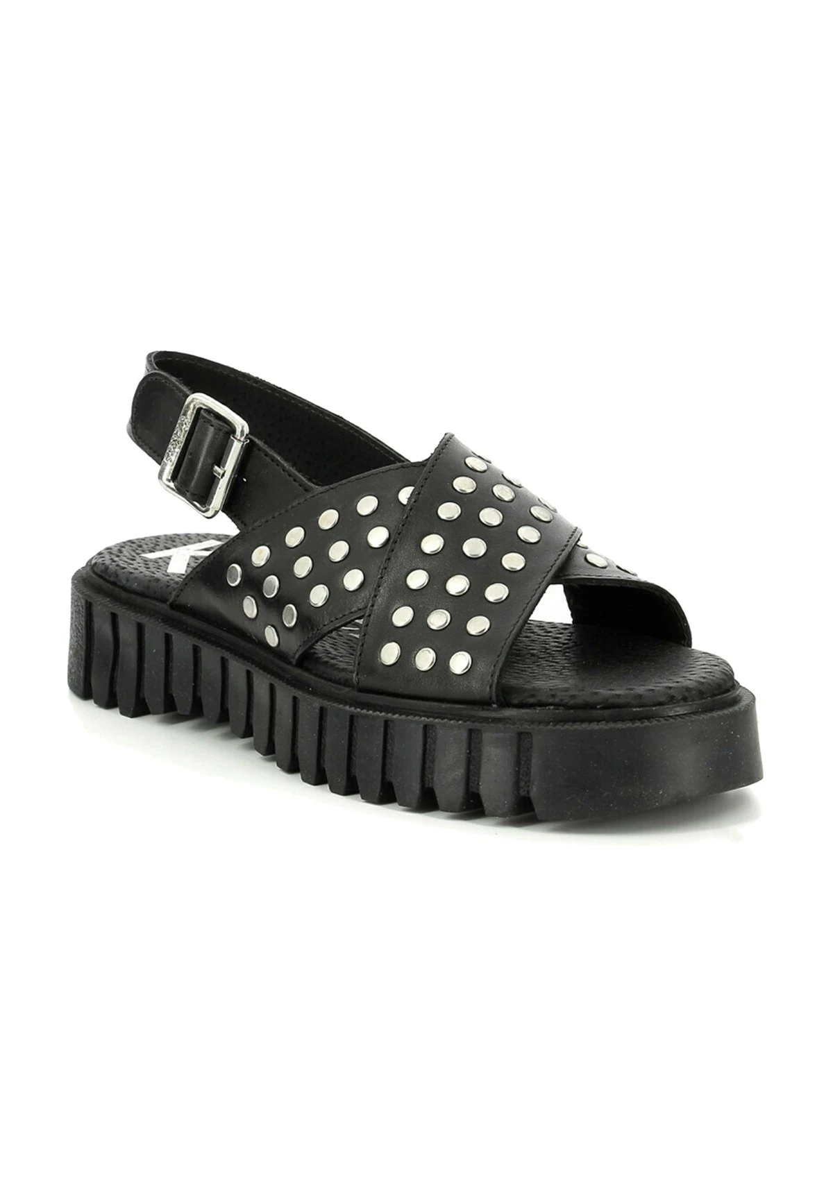 Kickers Cuir Kick Fact - Sandalias Con Plataforma - Noir 4 Kickers Cuir Kick Fact - Sandalias Con Plataforma - Noir - Imagen 2