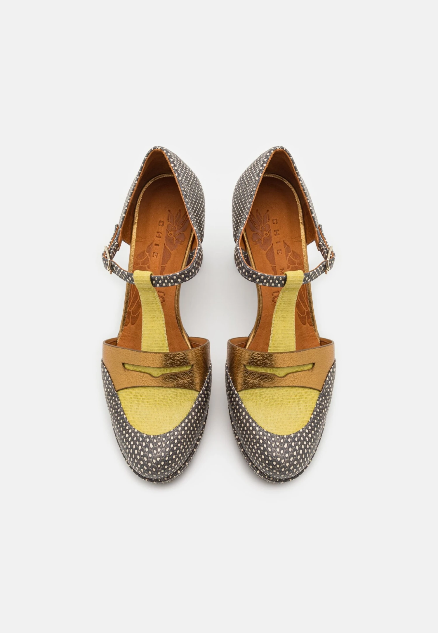 Chie Mihara Junika - Tacones - Lexus Black/Jeep Lemon/Dali Bronce 7 Chie Mihara Junika - Tacones - Lexus Black/Jeep Lemon/Dali Bronce - Imagen 5