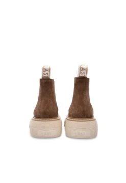 Ella Suede - Botines Bajos - Taupe/Off-White -Tienda De Moda Femenina 5613d8883b87476698bbf6b48b83b9c2