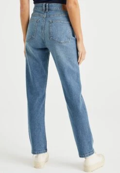 WE FASHION High Rise- Vaqueros Tapered - Blue 10 WE FASHION High Rise- Vaqueros Tapered - Blue -Tienda De Moda Femenina 57efc88f2de74b5a95a1b60c0bc4acce