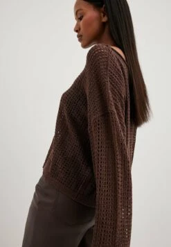 NA-KD Lässiger - Jersey De Punto - Dark Brown 7 NA-KD Lässiger - Jersey De Punto - Dark Brown -Tienda De Moda Femenina 594a11b216684aafbd249ec47317a2ce