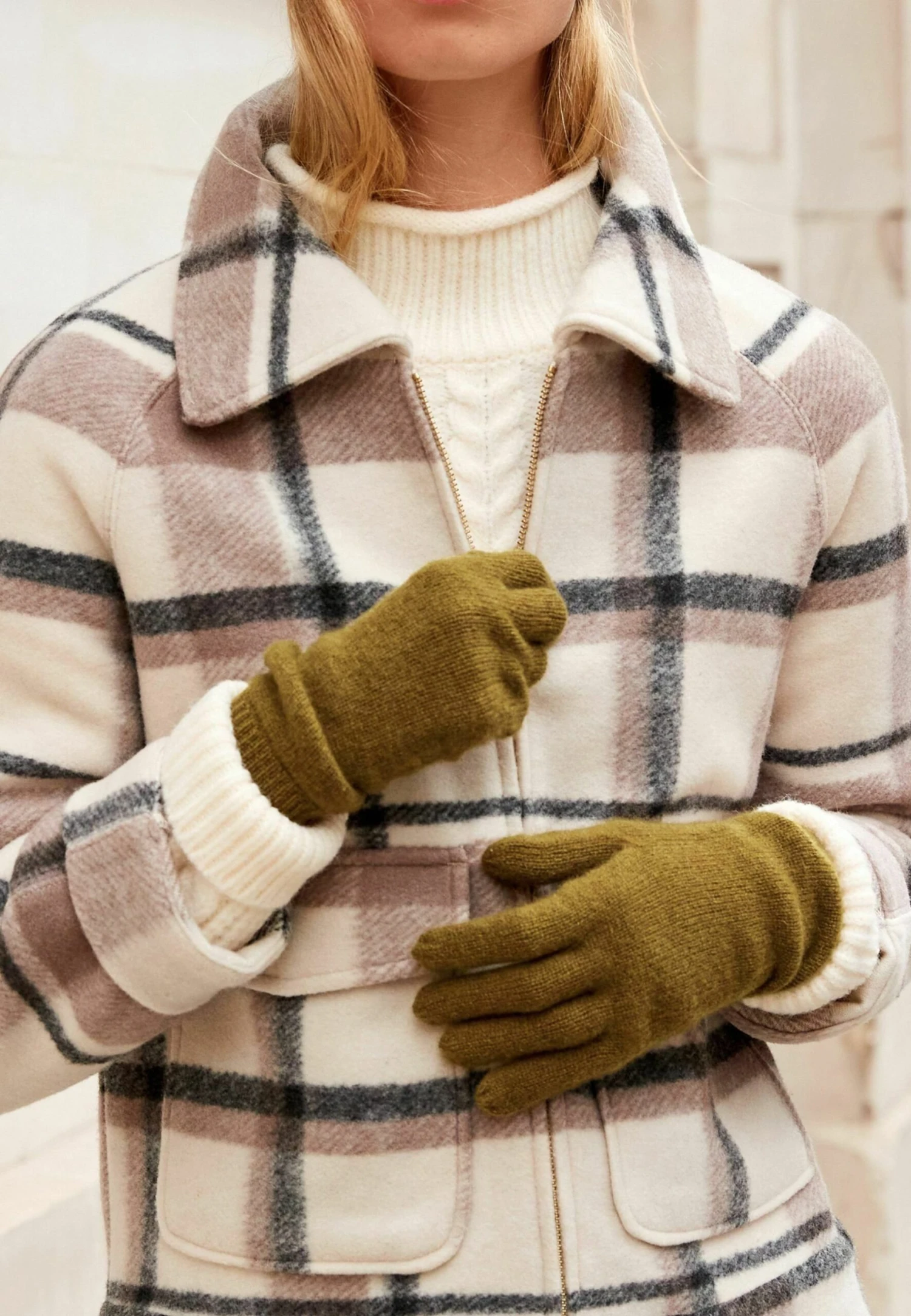 Next Cashmere Gloves - Guantes - Green 5 Next Cashmere Gloves - Guantes - Green - Imagen 3