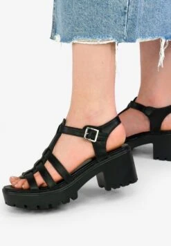 Sandalias De Tacón - Black