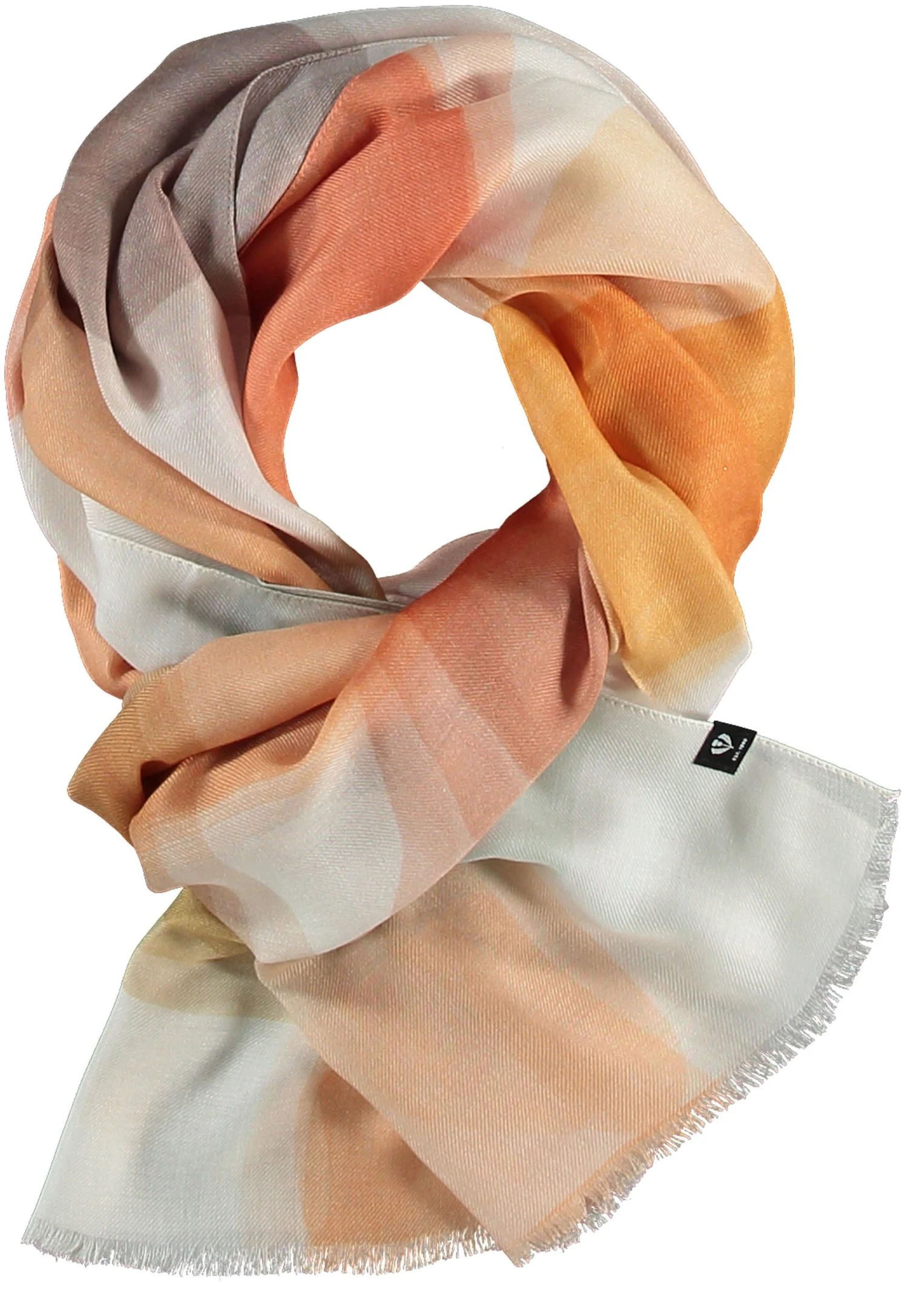 FRAAS Natural Plaid - Made In Italy - Bufanda - Terracotta 5 FRAAS Natural Plaid - Made In Italy - Bufanda - Terracotta - Imagen 3