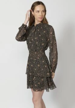 Koroshi Long Sleeve - Vestido Camisero - Black -Tienda De Moda Femenina 607dbc8749524d378e5417446c181d57