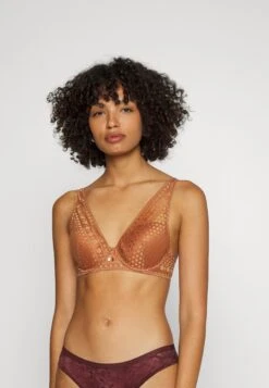 ESPRIT Modern Classic Padded High Apex - Sujetador Con Aros - Cinnemon