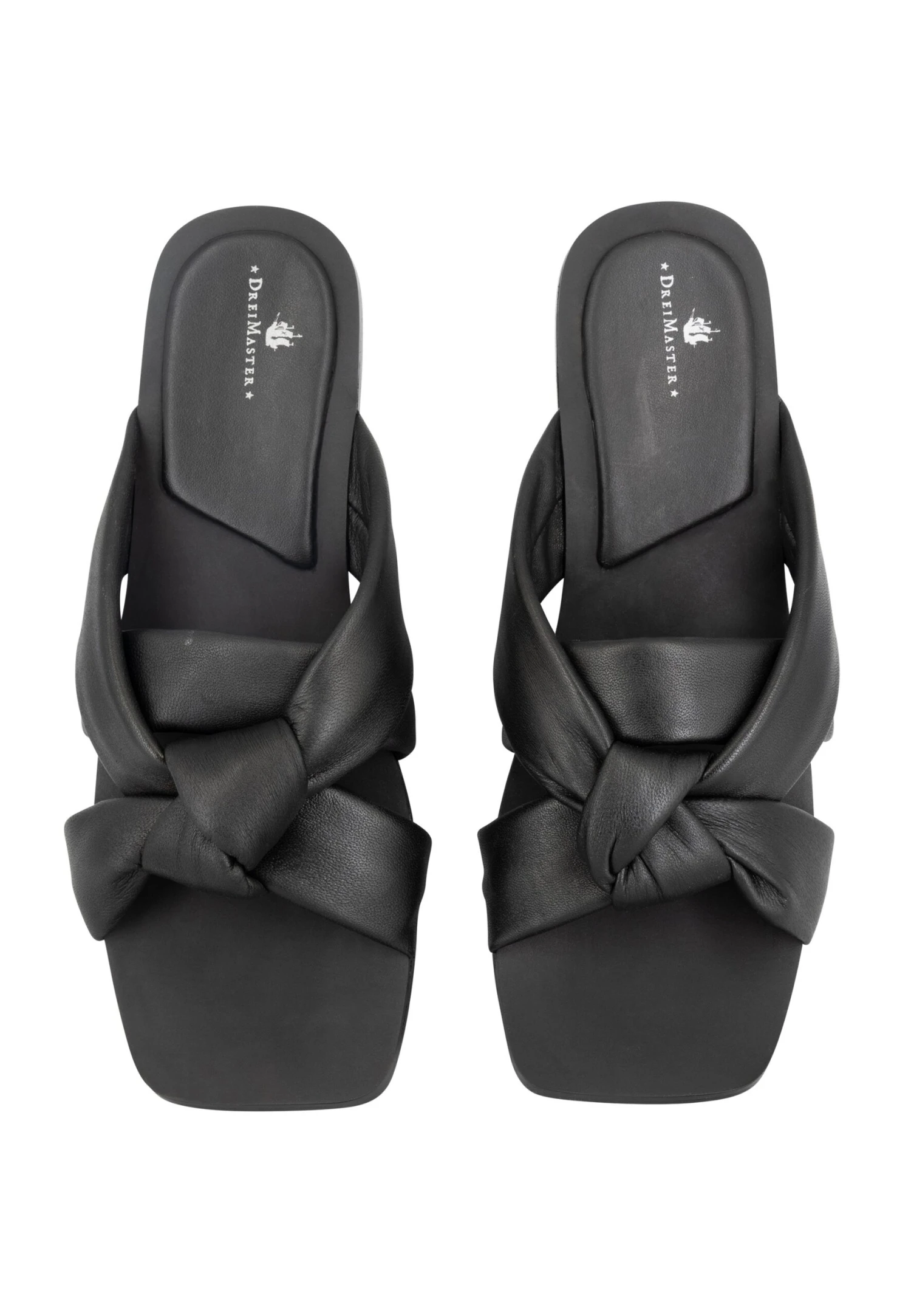 Dreimaster Sandalias Planas - Schwarz 5 Dreimaster Sandalias Planas - Schwarz - Imagen 3