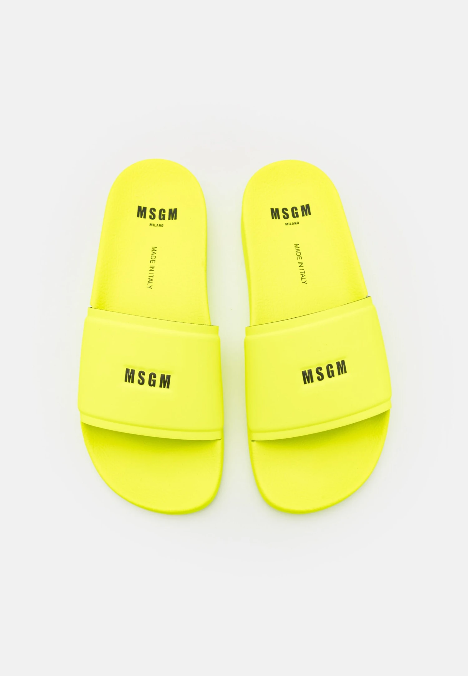 MSGM Chanclas De Baño - Neon Yellow 7 MSGM Chanclas De Baño - Neon Yellow - Imagen 5