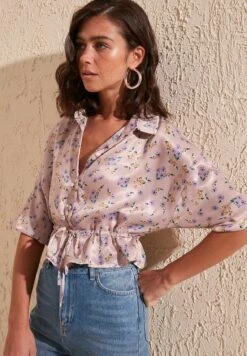 Trendyol Twoss - Camisa - Pink -Tienda De Moda Femenina 627fb3536f174312a857968731620bc4