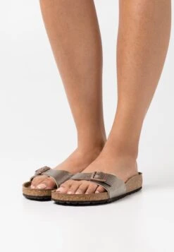 Birkenstock Madrid Regular - Sandalias Planas - Graceful Taupe