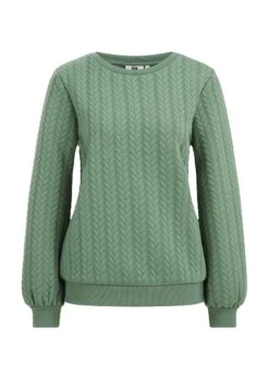 WE FASHION Met Structuur - Sudadera - Green 8 WE FASHION Met Structuur - Sudadera - Green -Tienda De Moda Femenina 63473cb341b84071b6bf39838ad6d0fe