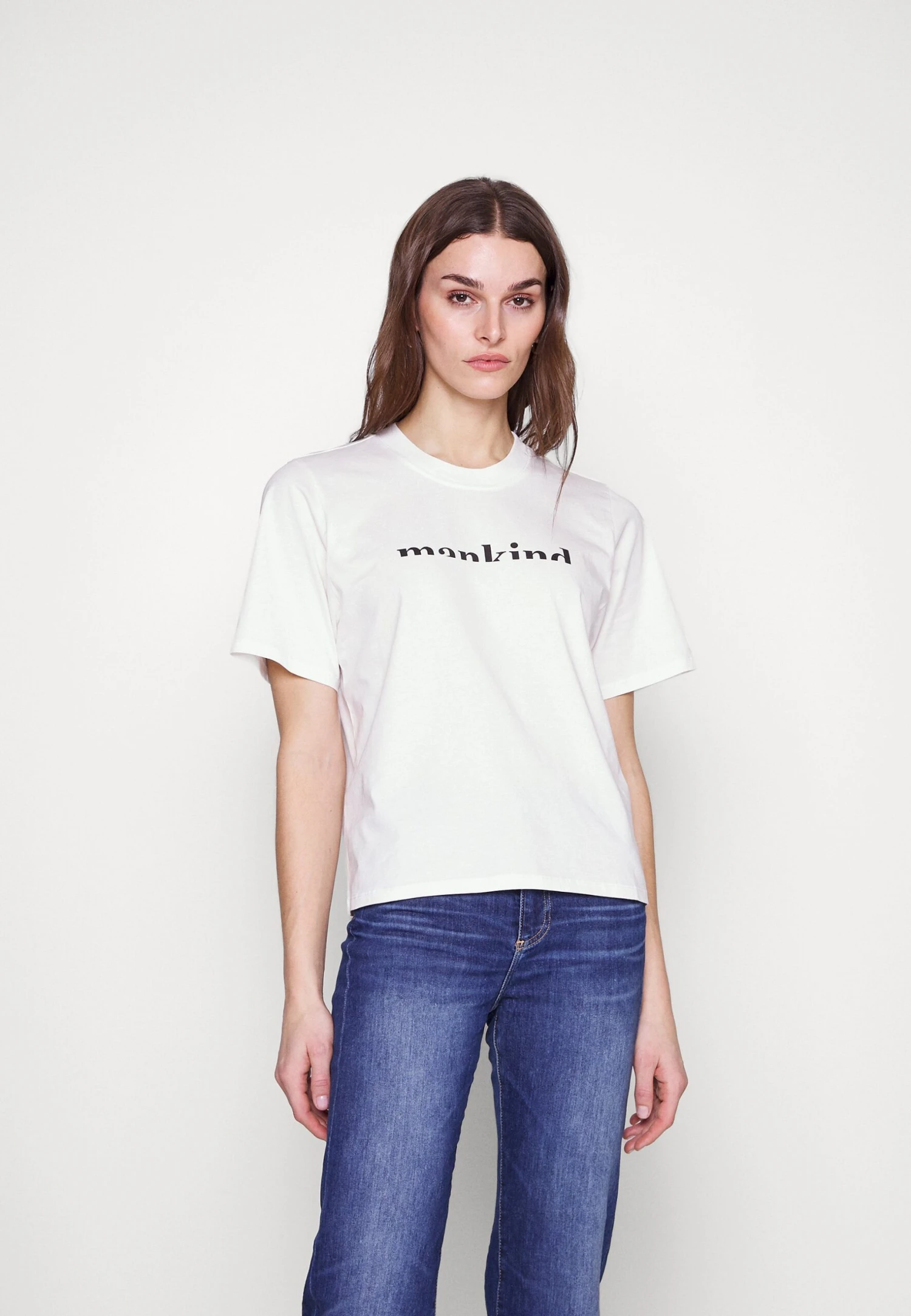 7 For All Mankind Mankind Tee- Camiseta Estampada - White 3 7 For All Mankind Mankind Tee- Camiseta Estampada - White