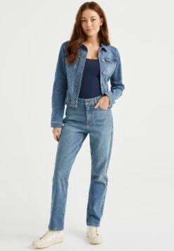 WE FASHION High Rise- Vaqueros Tapered - Blue 12 WE FASHION High Rise- Vaqueros Tapered - Blue -Tienda De Moda Femenina 64cdd669aff244738011ce3645c70a3d