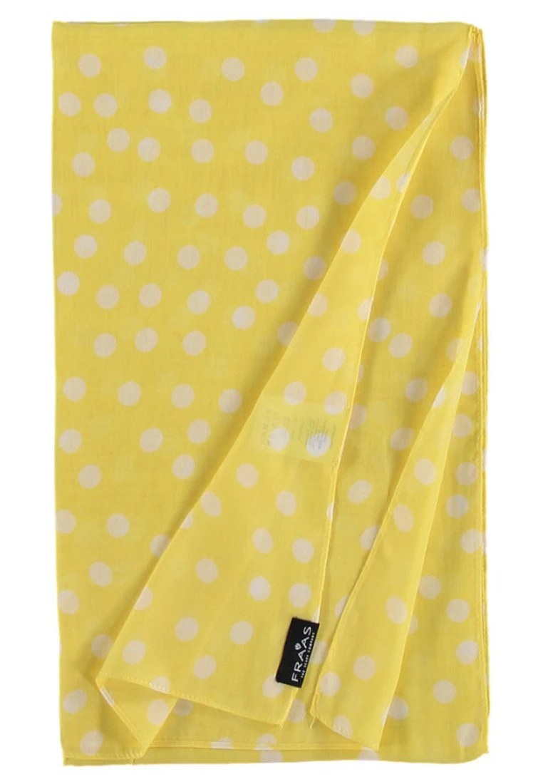 FRAAS Dot Print - Bufanda - Yellow 4 FRAAS Dot Print - Bufanda - Yellow - Imagen 2