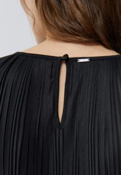 Ikks Pleated - Blusa - Black -Tienda De Moda Femenina 6e425284e108478880900e88c2e464f2