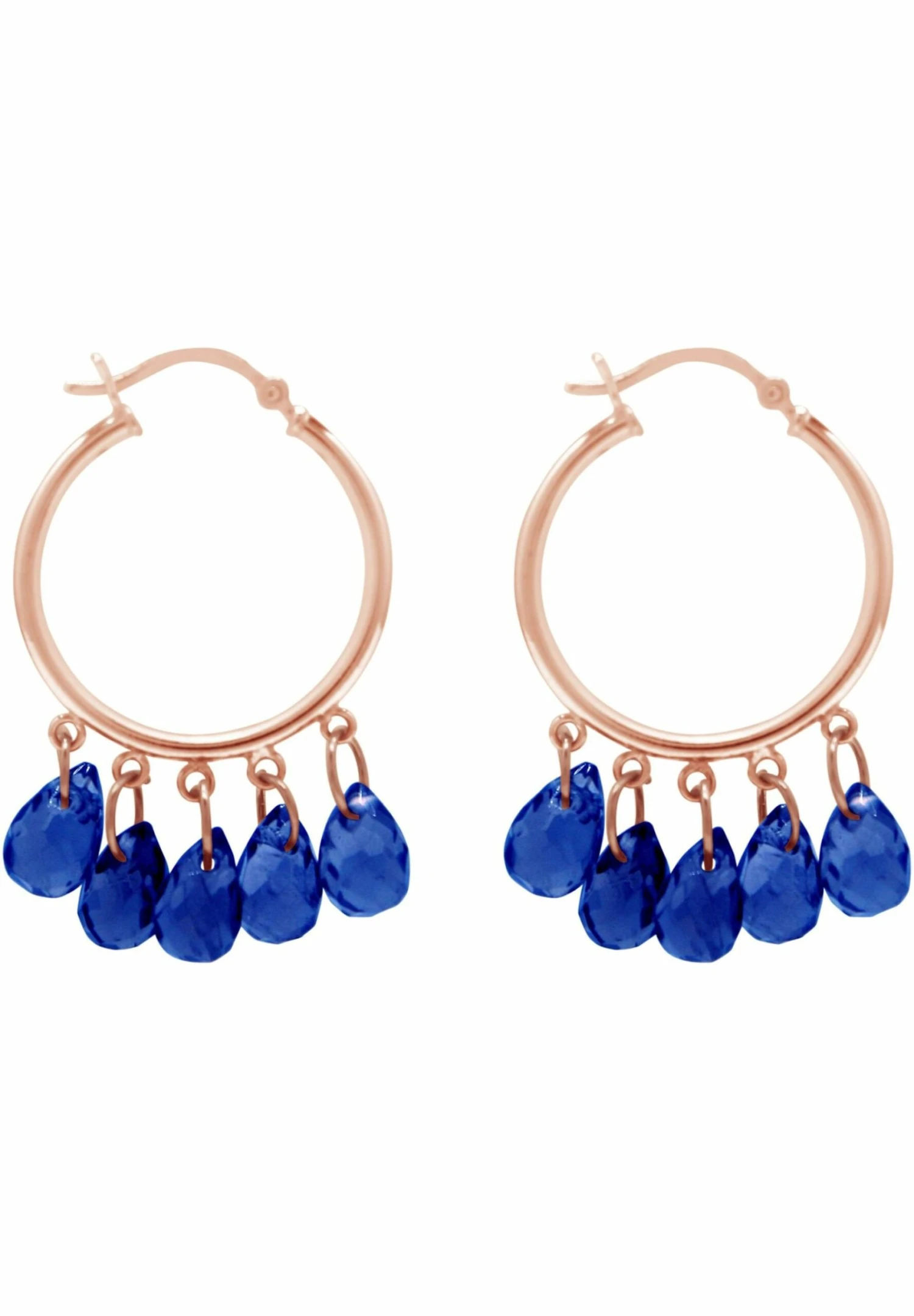 Gemshine Pendientes - Rose Gold Coloured 3 Gemshine Pendientes - Rose Gold Coloured