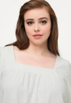 Ulla Popken 3/4 Manches - Blusa - Off White 10 Ulla Popken 3/4 Manches - Blusa - Off White -Tienda De Moda Femenina 7152b69ea6fd46f48d796368b7514e13