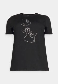 ONLY CARMAKOMA Carsalli Tee - Camiseta Estampada - Black 10 ONLY CARMAKOMA Carsalli Tee - Camiseta Estampada - Black -Tienda De Moda Femenina 73f733b2911c45318ff913cfd6ddd2ec