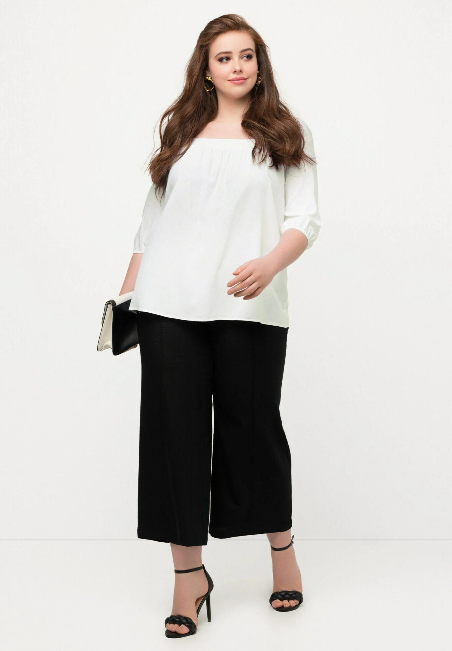 Ulla Popken 3/4 Manches - Blusa - Off White 4 Ulla Popken 3/4 Manches - Blusa - Off White - Imagen 2