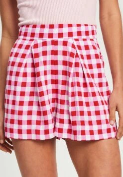 Carmen - Shorts - Pink And Red Gingham