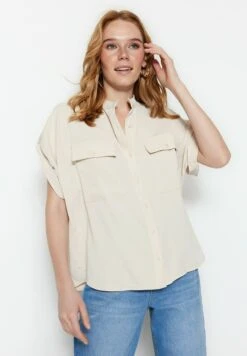 Trendyol Gewoontjes - Camisa - Beige