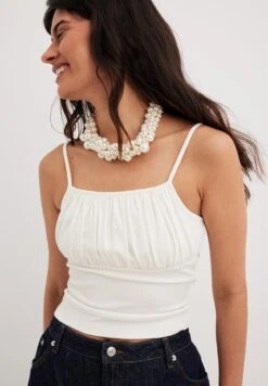 NA-KD Enges Singlet - Top - Offwhite