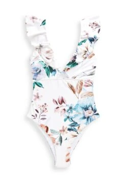 Next Plunge Frill Strap Tummy Control Standard - Bañador - White Floral 9 Next Plunge Frill Strap Tummy Control Standard - Bañador - White Floral -Tienda De Moda Femenina 7fd9aa3c460048bb80aeeb8a88871853
