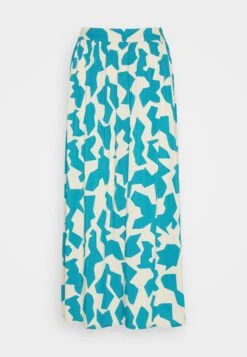 Tom Tailor Maxi Skirt Printed - Falda Larga - Petrol Big Abstract Design -Tienda De Moda Femenina 83e34982a2f64aa58fb261bca4db87c2