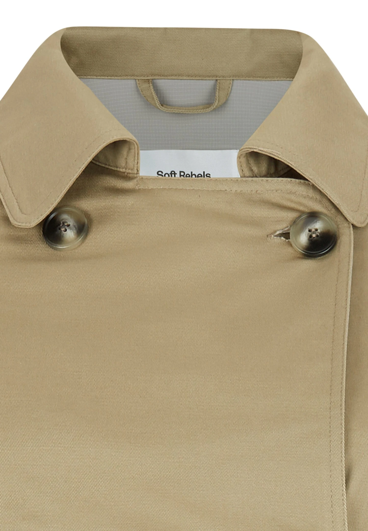 Soft Rebels Rina - Gabardina - Kelp 11 Soft Rebels Rina - Gabardina - Kelp - Imagen 9