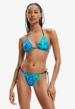 Desigual Reversible Triangle Bikini - Top De Bikini - Multi Coloured