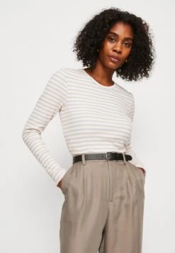 Selected Femme Slfanna Ls Crew Neck Str Noos - Jersey De Punto - Blue Heron/Multi -Tienda De Moda Femenina 8a2dea43f67a487a81db6fdf11118c0d