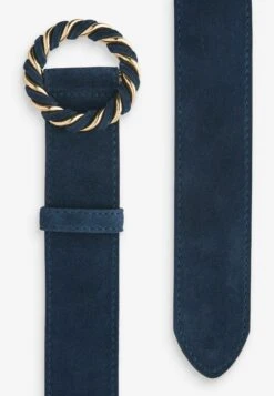 Next Circle Buckle Regular Standard - Cinturón - Navy -Tienda De Moda Femenina 8c5332a3c7f840afb00c643d53bb4edc