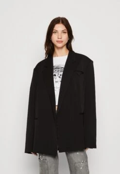 ONLY Onljosha Extra Oversize Blazer- Abrigo Corto - Black