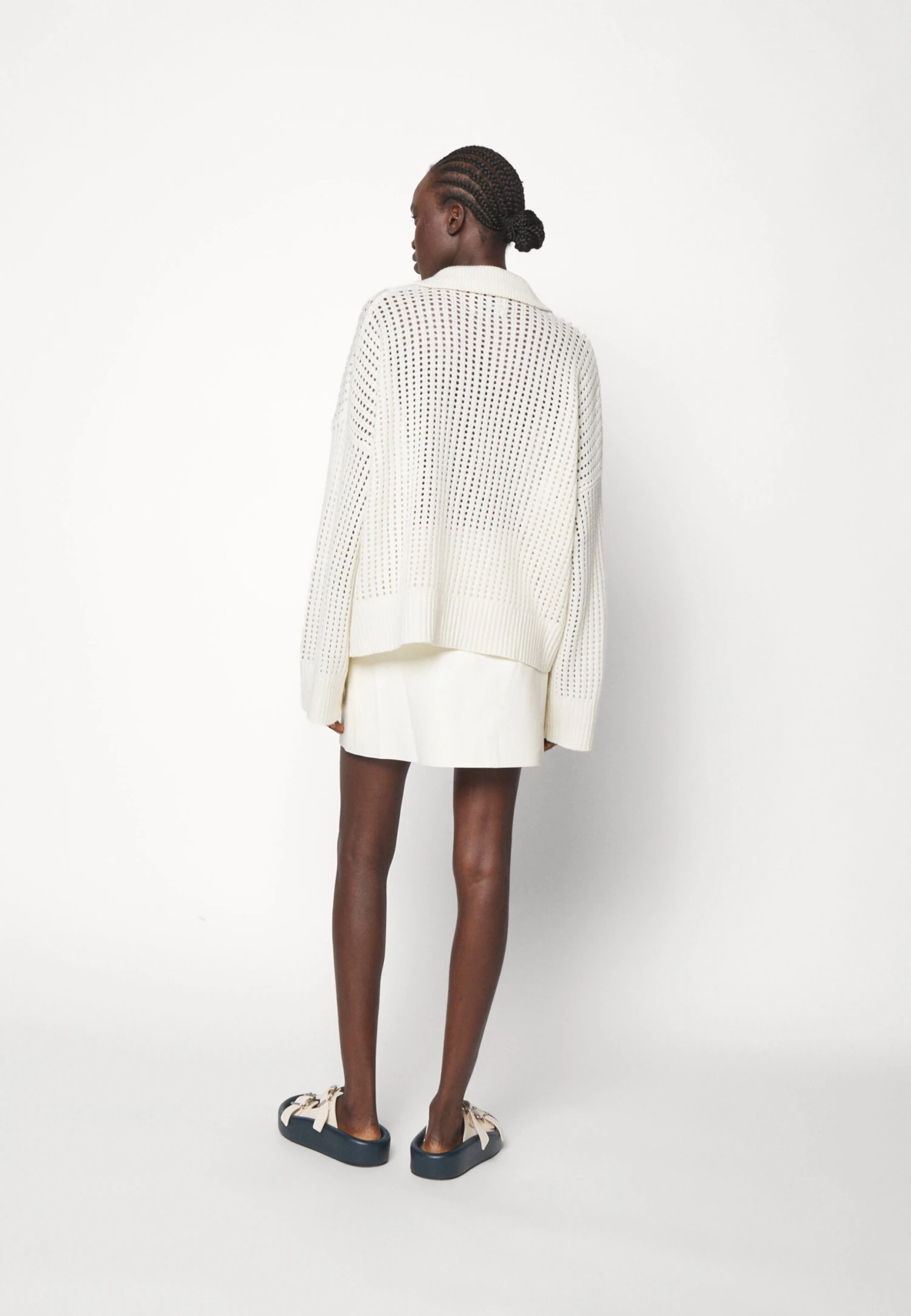 Holzweiler Tired Cardigan - Chaqueta De Punto - Ecru 7 Holzweiler Tired Cardigan - Chaqueta De Punto - Ecru - Imagen 5