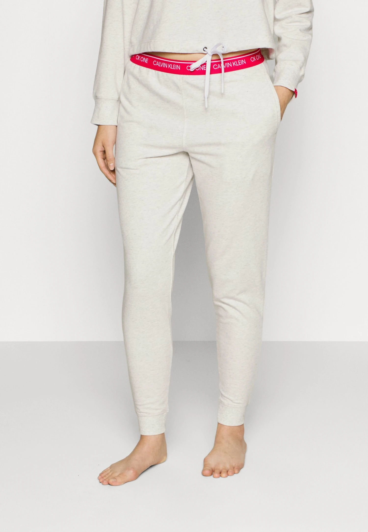 One Lounge Jogger - Pantalón De Pijama - Snow Heather/Pink Splendor 3 One Lounge Jogger - Pantalón De Pijama - Snow Heather/Pink Splendor