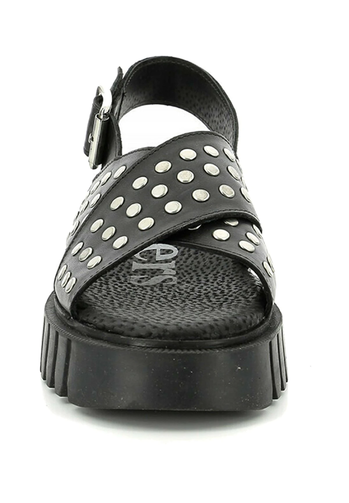 Kickers Cuir Kick Fact - Sandalias Con Plataforma - Noir 6 Kickers Cuir Kick Fact - Sandalias Con Plataforma - Noir - Imagen 4