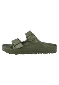 Birkenstock Sandalias Planas - Khaki