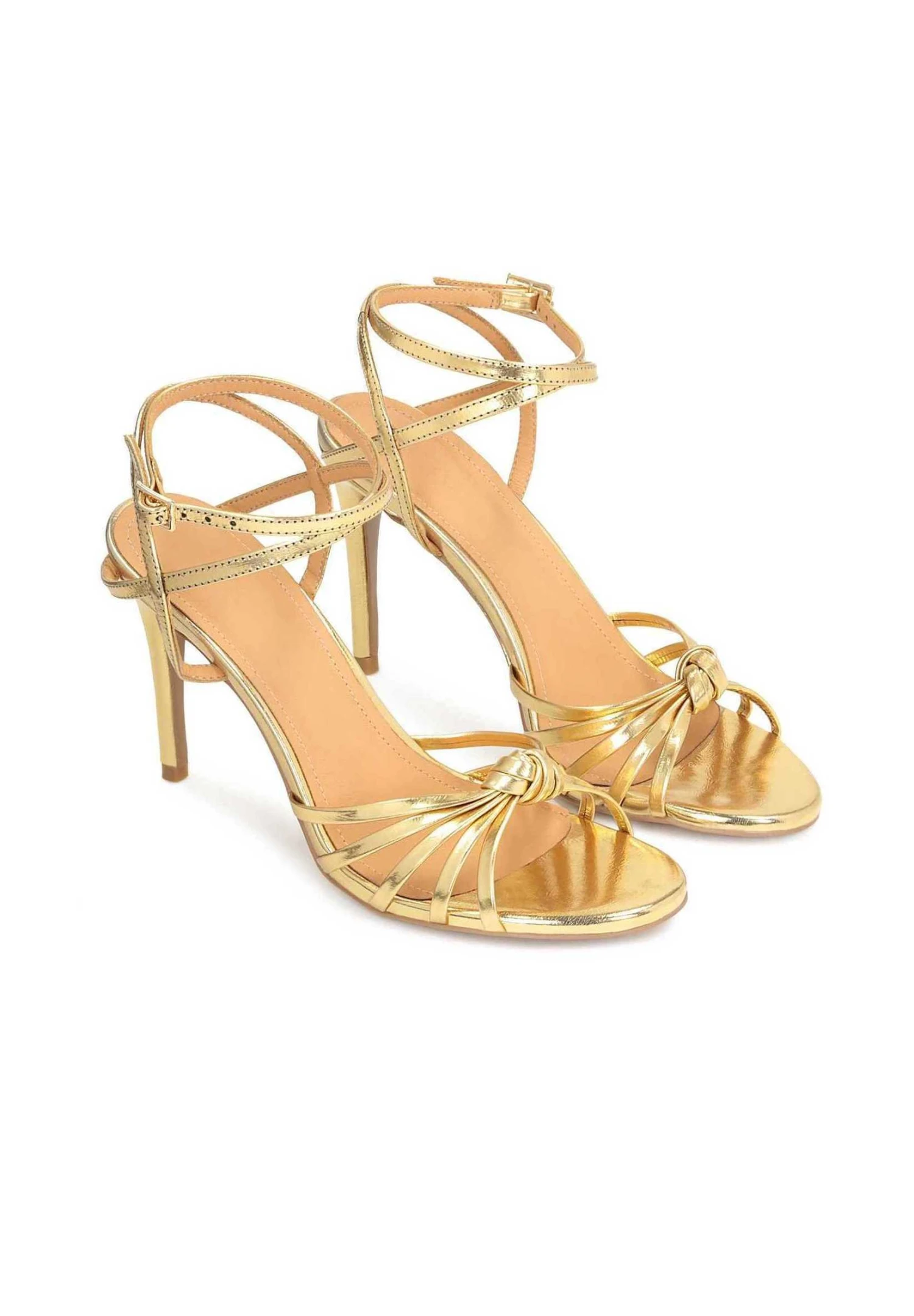 Kazar Diamante-Elegant Sandals With Straps - Sandalias De Tacón - Gold 4 Kazar Diamante-Elegant Sandals With Straps - Sandalias De Tacón - Gold - Imagen 2