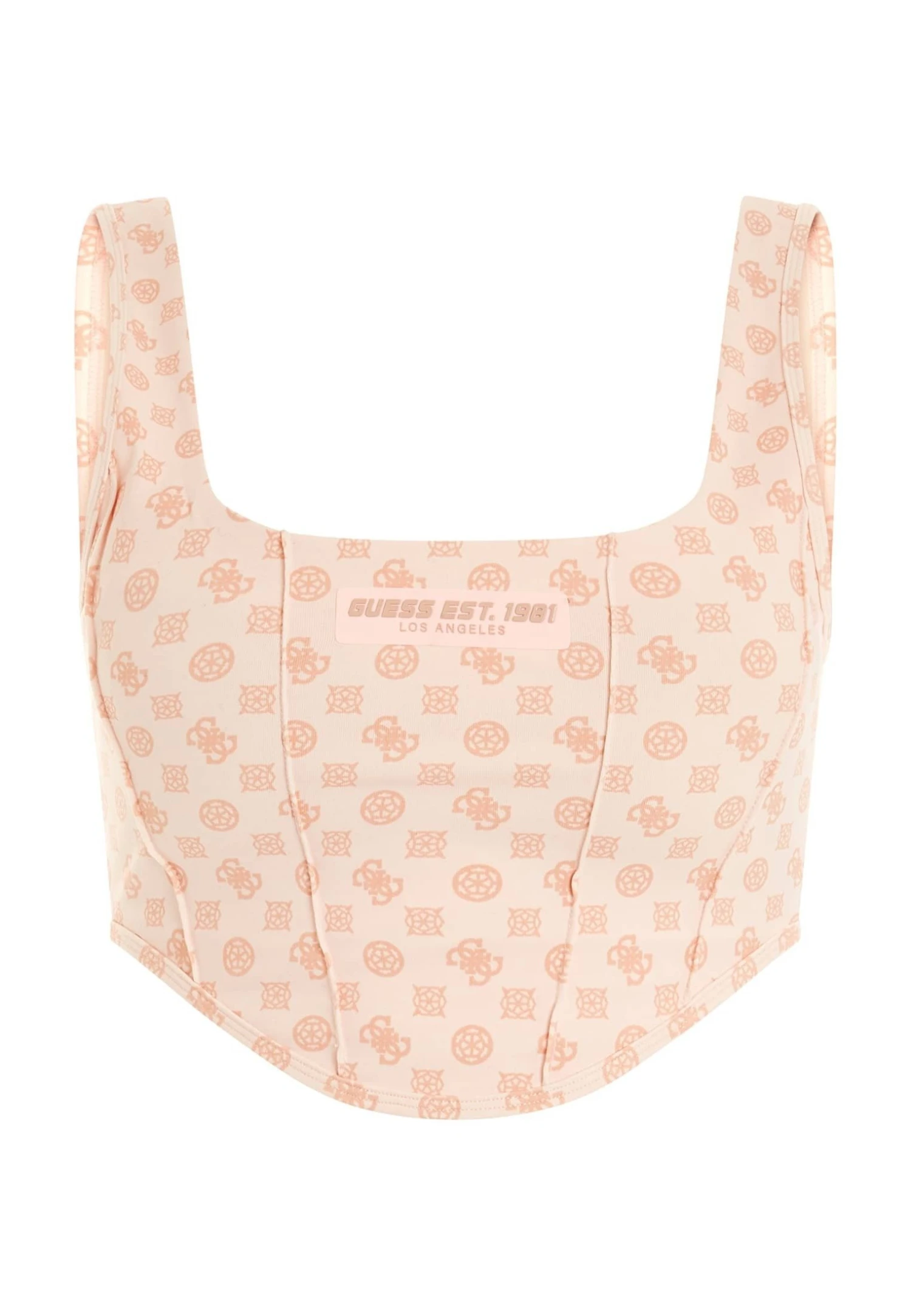 Guess Mit 4G-Logo Und Peony-Logo - Top - Mehrfarbe/Rose 3 Guess Mit 4G-Logo Und Peony-Logo - Top - Mehrfarbe/Rose