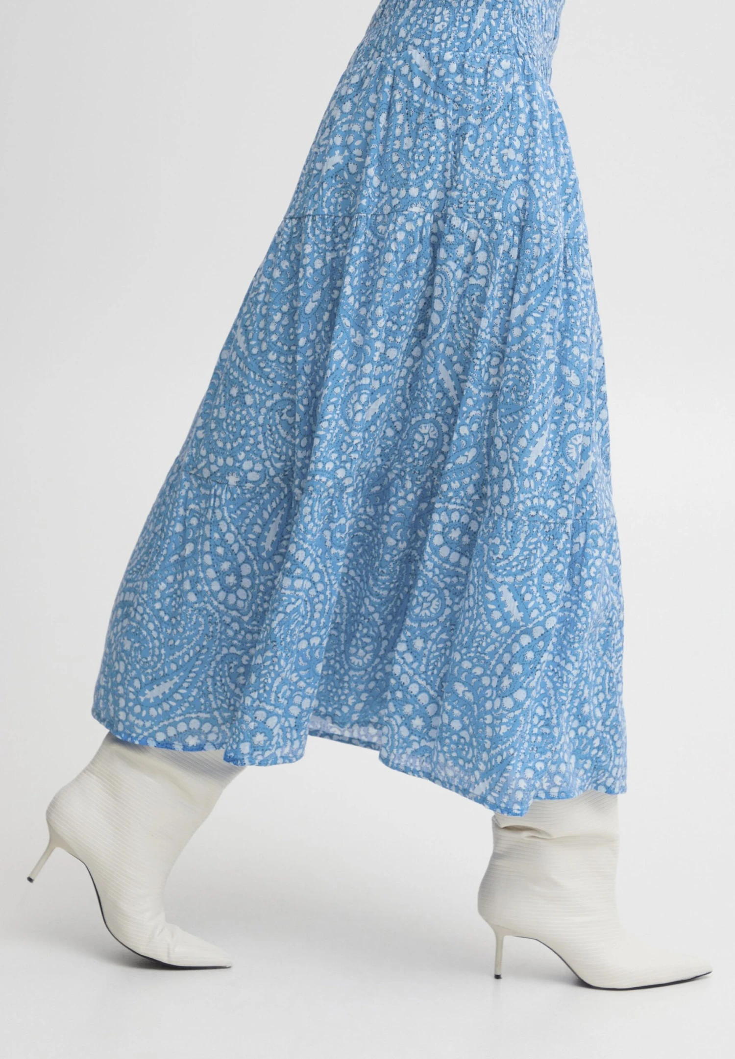 B.young Byimilla- Falda Acampanada - Ibiza Blue Mix 6 B.young Byimilla- Falda Acampanada - Ibiza Blue Mix - Imagen 4