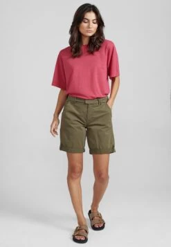 Mos Mosh Jolanda Chino - Shorts - Olive Night 10 Mos Mosh Jolanda Chino - Shorts - Olive Night -Tienda De Moda Femenina 97b676e2f1e54c8da66de3a8af7a7ac7