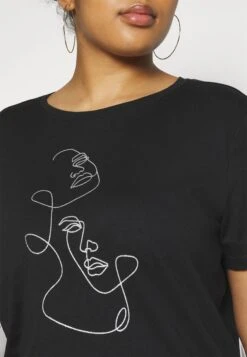 ONLY CARMAKOMA Carsalli Tee - Camiseta Estampada - Black 11 ONLY CARMAKOMA Carsalli Tee - Camiseta Estampada - Black -Tienda De Moda Femenina 98b2ae43041948719e4bbd4affcdac2a