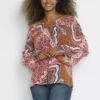 Cream Crsmilla- Blusa - Paisley Patchwork Brown 1 Cream Crsmilla- Blusa - Paisley Patchwork Brown -Tienda De Moda Femenina 9a1f1e16452b4ba690887566539731b1