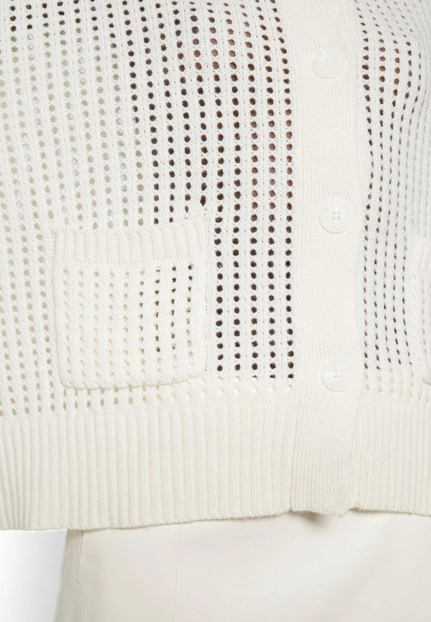 Holzweiler Tired Cardigan - Chaqueta De Punto - Ecru 9 Holzweiler Tired Cardigan - Chaqueta De Punto - Ecru - Imagen 7